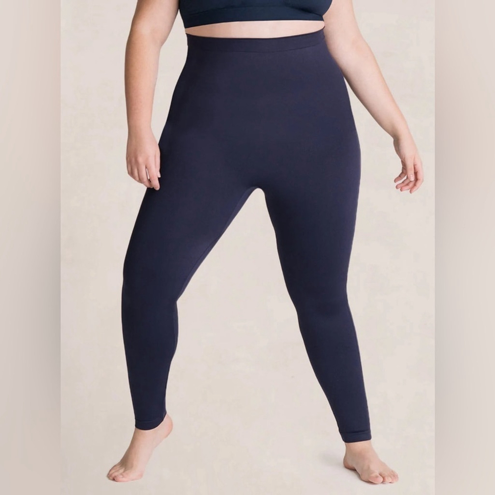 Nwt 3X shapermint essentials, navy, high waisted, shaping leggings